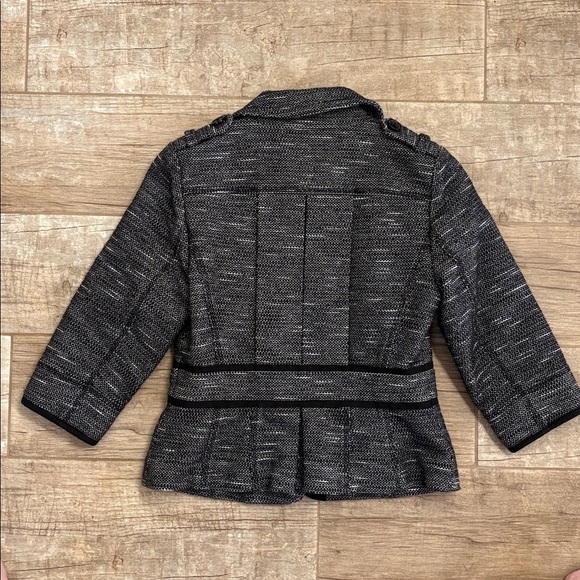 Halogen Women's Black and White Tweed Blazer Jacket - Picture 2 of 3